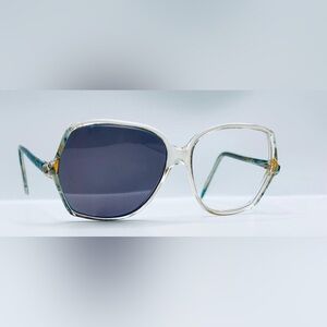 Vintage Welling C-55 Translucent Oval Sunglasses Frames Only